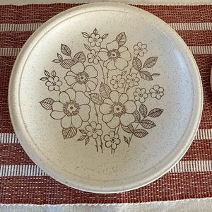 SOLD-Vintage floral dish set